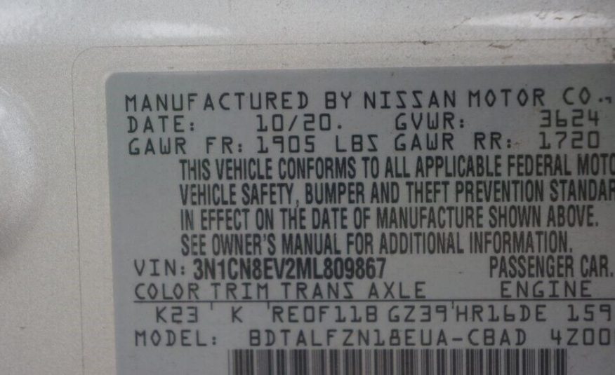 2021 Nissan Versa 1.6 SV