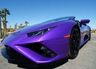 2022 Purple Lamborghini Huracan LP 610-4 EVO Spyde