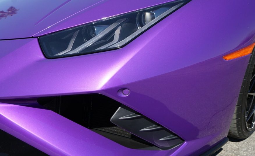2022 Purple Lamborghini Huracan LP 610-4 EVO Spyde