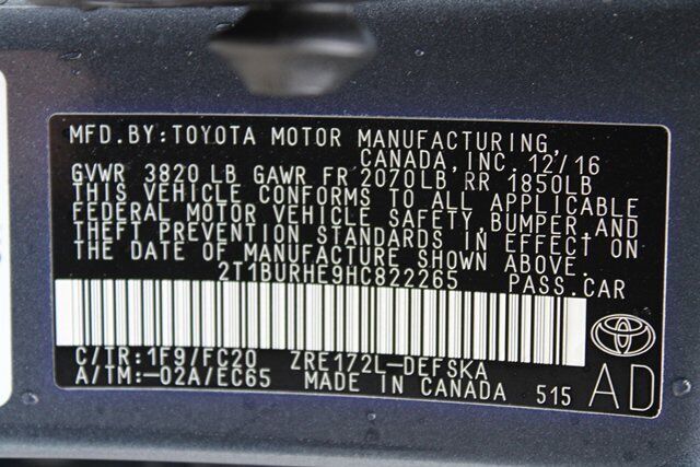 2017 Toyota Corolla SE