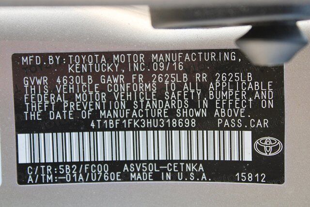 2017 Toyota Camry LE