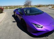 2022 Purple Lamborghini Huracan LP 610-4 EVO Spyde