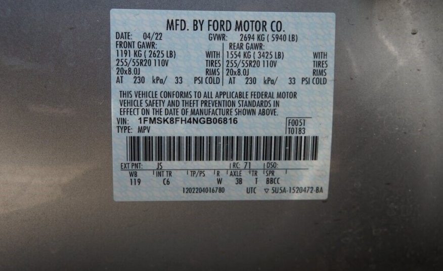 2022 Ford Explorer Limited