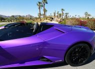 2022 Purple Lamborghini Huracan LP 610-4 EVO Spyde