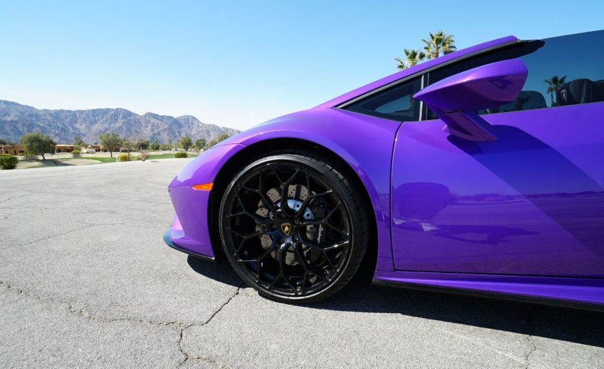 2022 Purple Lamborghini Huracan LP 610-4 EVO Spyde