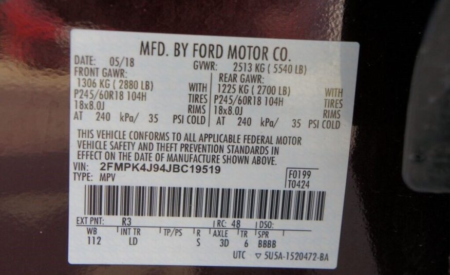 2018 Ford Edge SEL