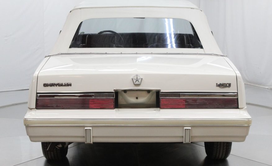 1982 Chrysler LeBaron