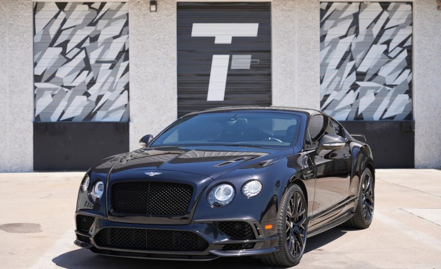 2017 Bentley Continental GT Supersports