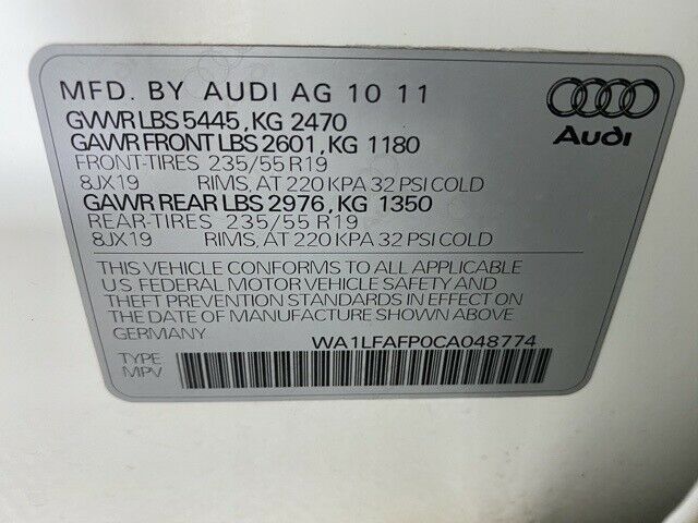2012 Audi Q5 2.0T Premium