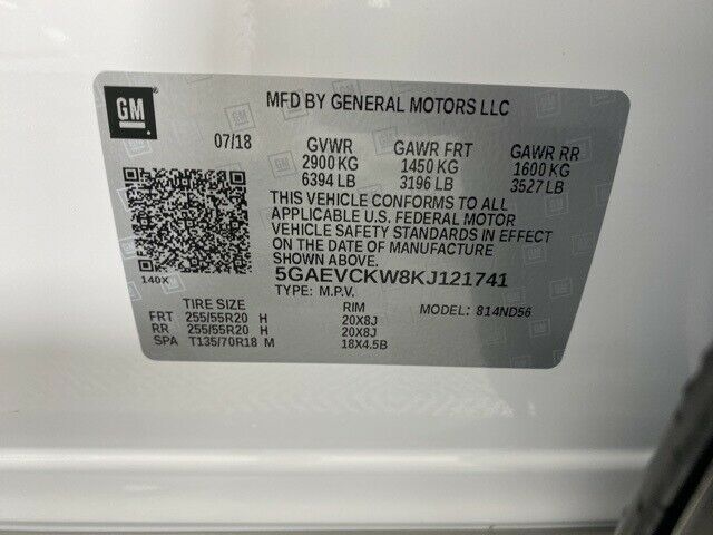 2019 Buick Enclave Avenir 25118 Miles White Frost Tricoat 4D Sport Utility 3.6L