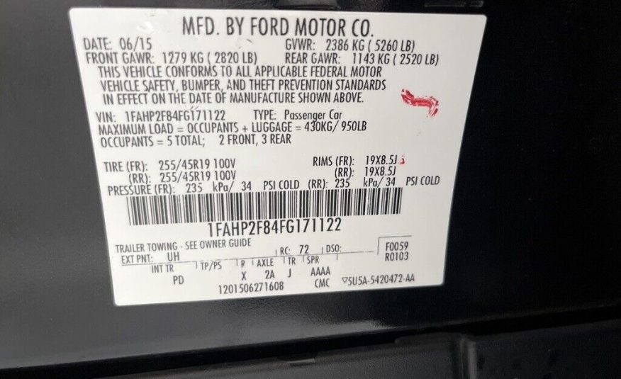2015 Ford Taurus Limited