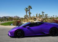 2022 Purple Lamborghini Huracan LP 610-4 EVO Spyde