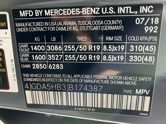 2018 Mercedes-Benz GLE GLE 350 43797 Miles Selenite Gray Metallic 4D Sport Utili