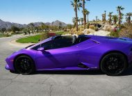 2022 Purple Lamborghini Huracan LP 610-4 EVO Spyde