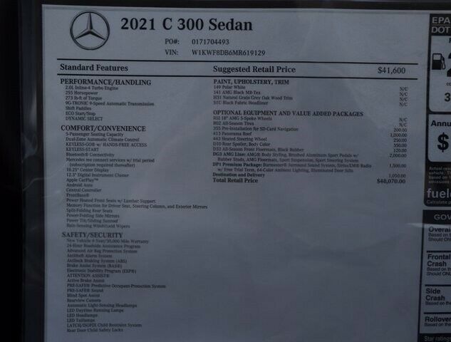 2021 Mercedes-Benz C-Class C 300
