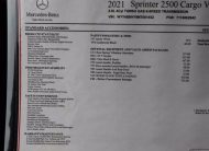 2021 Mercedes-Benz Sprinter 2500 Standard Roof I4 Gas 144 RWD