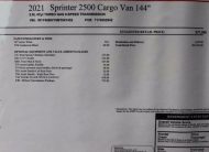 2021 Mercedes-Benz Sprinter 2500 Standard Roof I4 Gas 144 RWD