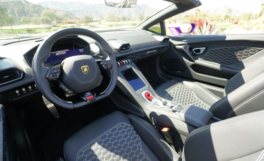 2022 Purple Lamborghini Huracan LP 610-4 EVO Spyde