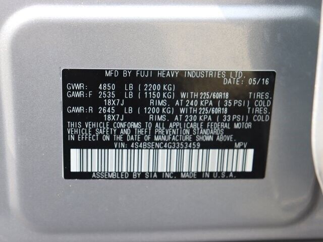 2016 Subaru Outback 3.6R Limited