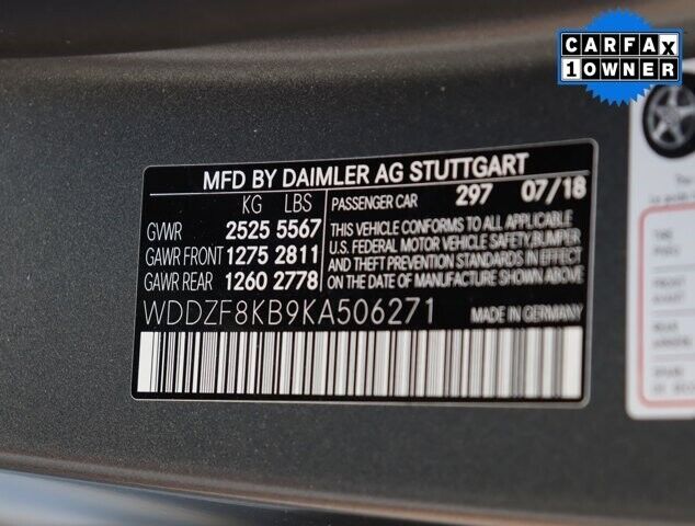 2019 Mercedes-Benz E-Class AMG® E 63 S